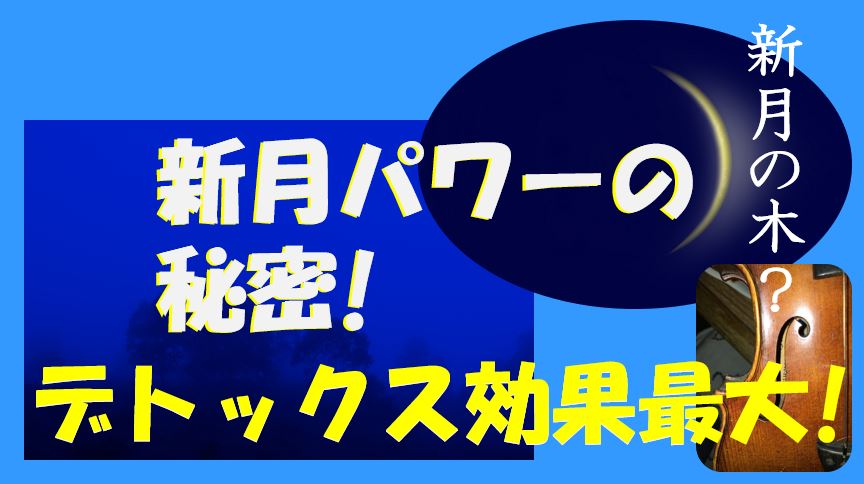 キャプチャ 新月　デトックス　新月の木
