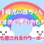 1歳児　おすすめのおもちゃ　カラーボール